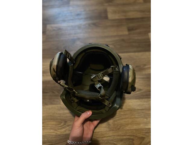 Шолом FAST WENDY HELMET з навушниками та кавером - Фото 6