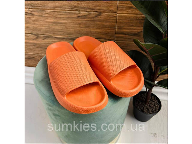 Shoozy тапочки шлёпки женские , оранжевые - Фото 1 Shoozy тапочки шлёпки женские , оранжевые - Фото 1