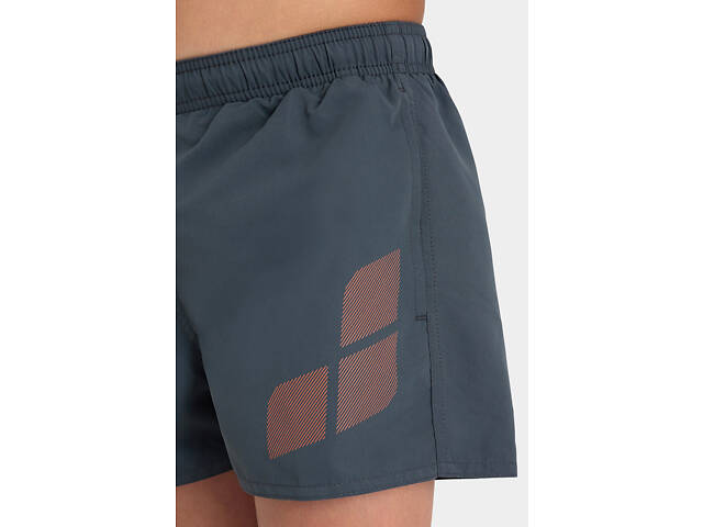 Шорти для плавання Arena BEACH SHORT LOGO R сірий, помаранчевий Діт 128см - Фото 3