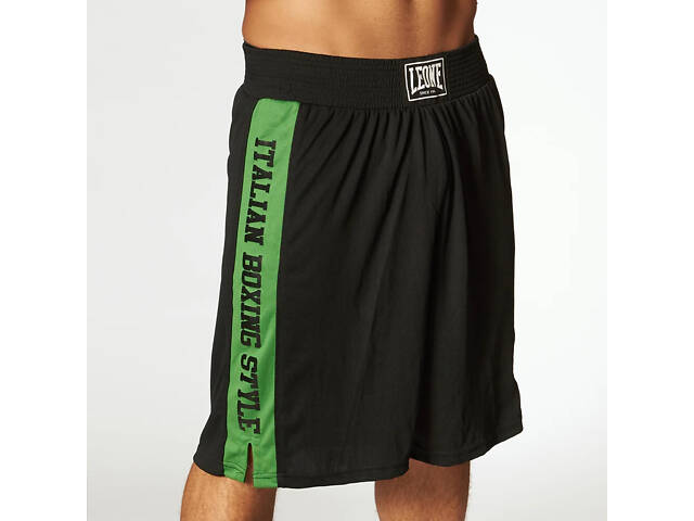 Шорти боксерські Leone Performance Black для боксу та тренувань у залі Розмір L - Фото 2