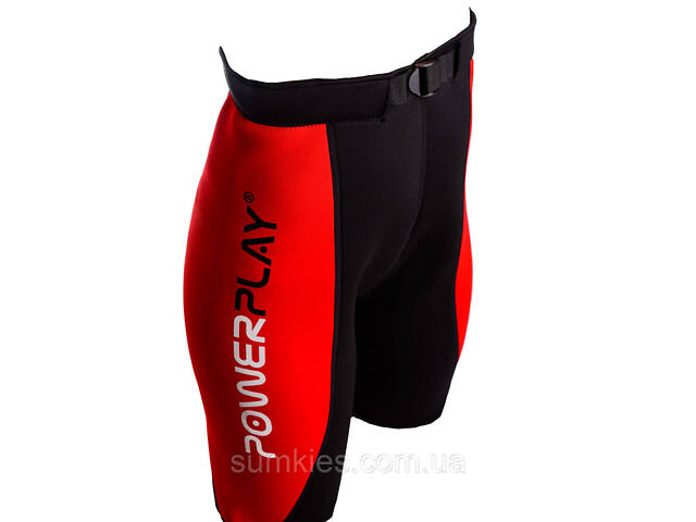 Шорти для схуднення PowerPlay 4304 Червоно-Чорні S/M - Фото 2