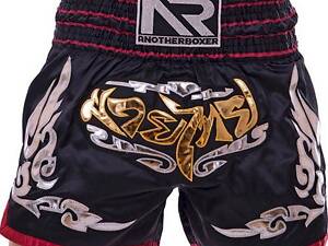 Шорти для тайського боксу та кікбоксингу BO-2341 FDSO XL Чорно-червоний (37508006)