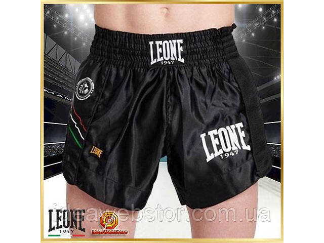 Шорты для тайского бокса мужские спортивные шорты для единоборств спаррингов и боевых искусств Leone РАЗМЕР XL - Фото 1