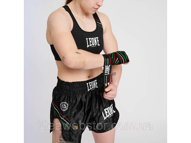 Шорты для тайского бокса мужские спортивные шорты для единоборств спаррингов и боевых искусств Leone РАЗМЕР XL - Фото 9