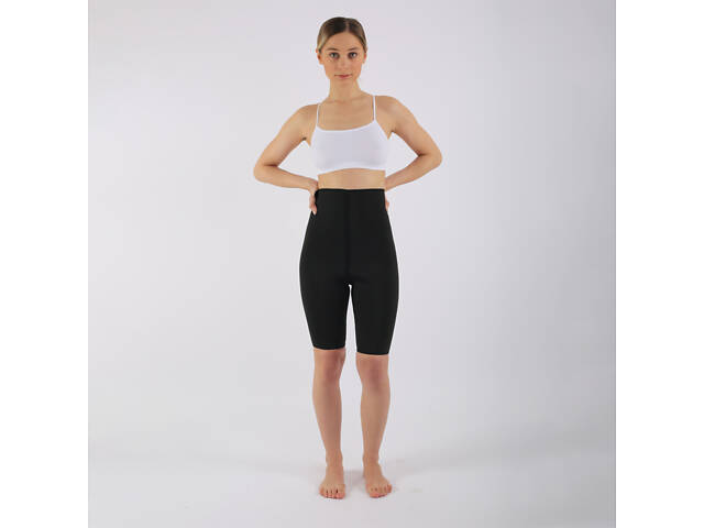 Шорти жіночі спортивні неопренові для схуднення ORTHOPEDICS MEDICAL BD2700 Чорні, Розмір M - Фото 2