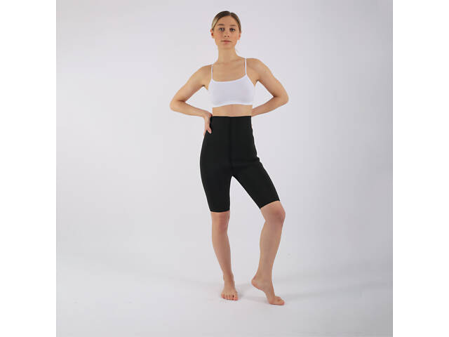 Шорти жіночі спортивні неопренові для схуднення ORTHOPEDICS MEDICAL BD2700 Чорні, Розмір M - Фото 3