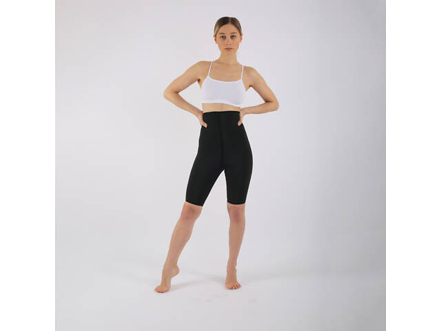 Шорти жіночі спортивні неопренові для схуднення ORTHOPEDICS MEDICAL BD2700 Чорні, Розмір M - Фото 6