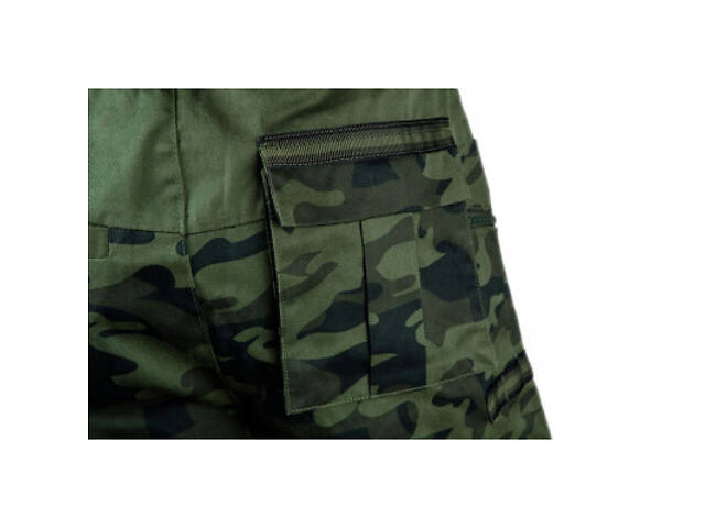 Шорти робочі Neo Tools CAMO, розмір S(48), 255 г/м², еластичний пояс, камуфляжний (81-271-S) - Фото 3