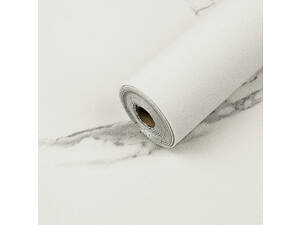 Шпалери на самоклейці 2800х500х1,5мм Білий мармур (D) SW-00001504