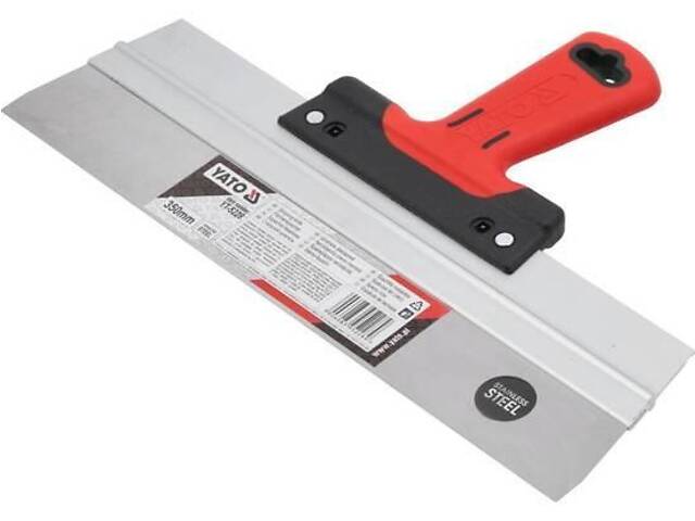 Шпатель фасадний 350 мм холоднокатана нержавіюча сталь YATO YT-5228 - Фото 1