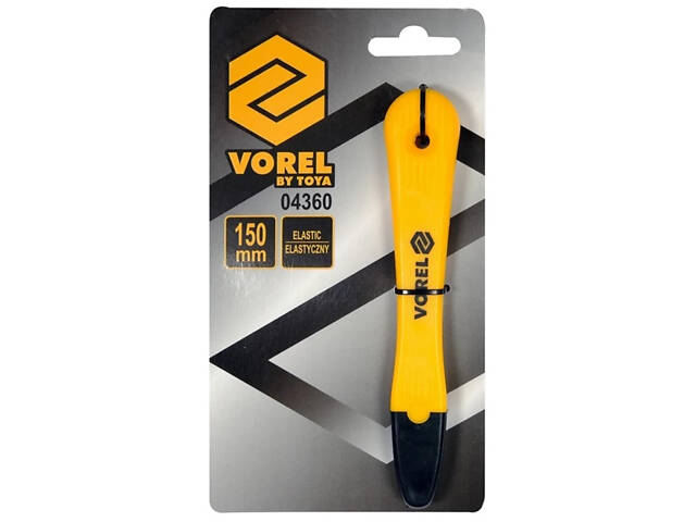 Шпатель для розгладження силіконів та ущільнювачів 150 мм VOREL-04360 - Фото 3