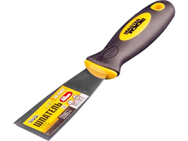 Шпатель MASTERTOOL FLEX 40 мм TPR ручка 19-5104 Шпатель MASTERTOOL FLEX 40 мм TPR ручка 19-5104