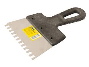 Шпатель зубчастий MASTERTOOL 150х6х6 мм 19-6615
