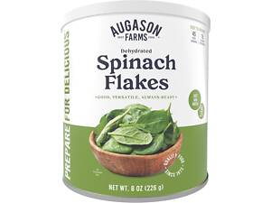 Шпинат нарізаний сублімований з великим терміном придатності 25 років Augason Farms, 45 порцій