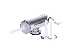 Шприц для колбасы ручной 11×30 см горизонтальный колбасный шприц 2 л для фарша 3 насадки 16788-2