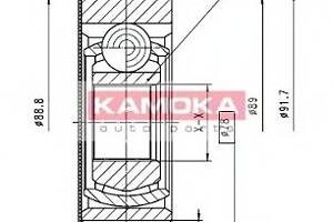 Шрус для моделей: SEAT (CORDOBA, IBIZA,INCA,AROSA,CORDOBA,CORDOBA,CORDOBA,IBIZA), VOLKSWAGEN (JETTA,SCIROCCO,SCIROCCO,P