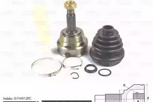 ШРУС зовнішній, (22/30z) AUDI 80; VW Golf, Jetta, Passat 1.4-2.2 81-02