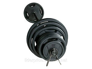 Штанга олимпийская, металлическая RN-Sport Quatro 145 кг