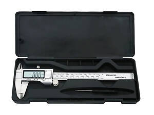 Штангенциркуль цифровий L=150мм точність 0,01мм металевий з кейсом [Vernier-E] TACTIX