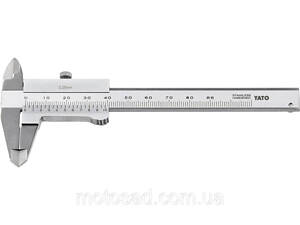 Штангенциркуль YATO : L= 70 мм, точність ± 0,05 мм [10]