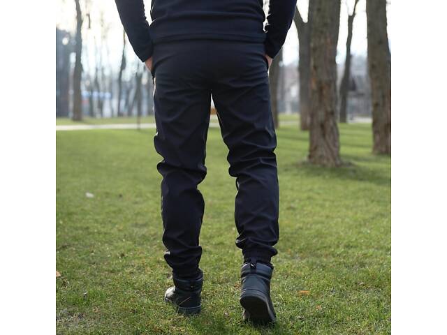 Штаны мужские soft shell 'Basic' Intruder черные - Фото 2