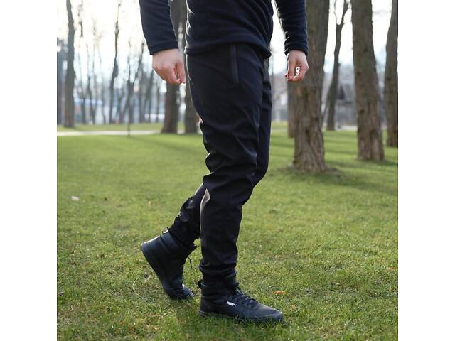 Штаны мужские soft shell 'Basic' Intruder черные - Фото 8