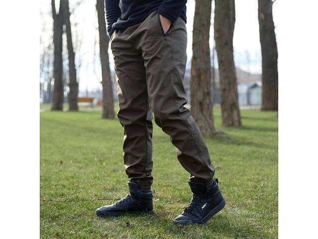 Штаны мужские soft shell 'Basic' Intruder хаки - Фото 7