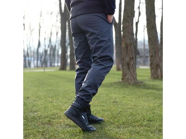 Штаны мужские soft shell 'Basic' Intruder серые - Фото 7