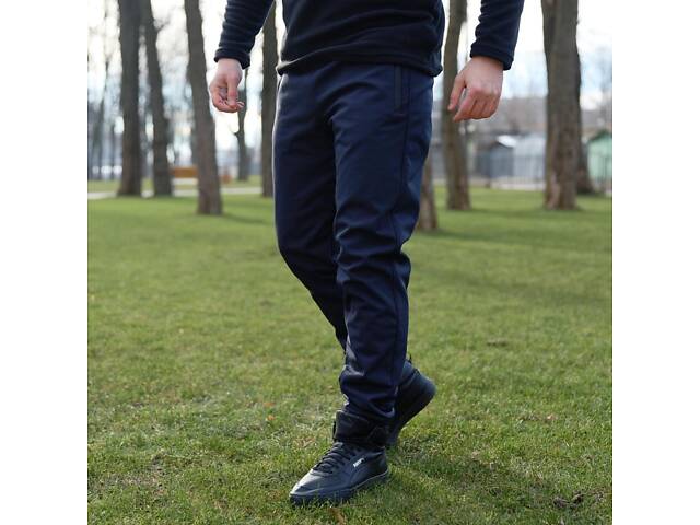 Штаны мужские soft shell 'Basic' Intruder синие - Фото 6