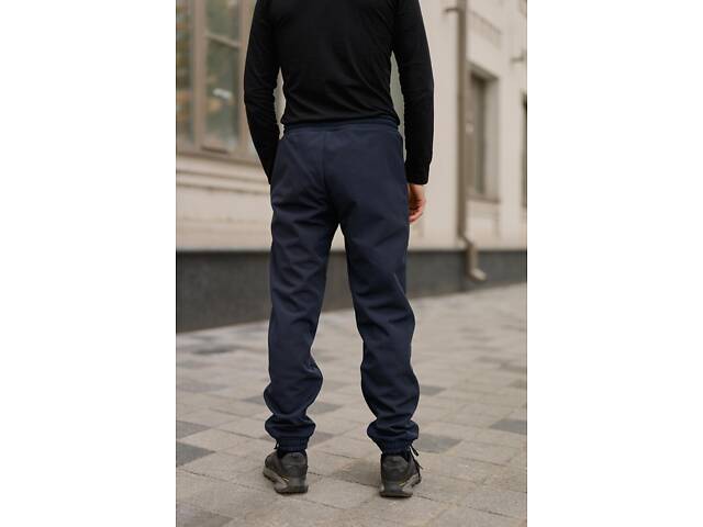 Штаны мужские soft shell 'Basic' Intruder синие - Фото 2