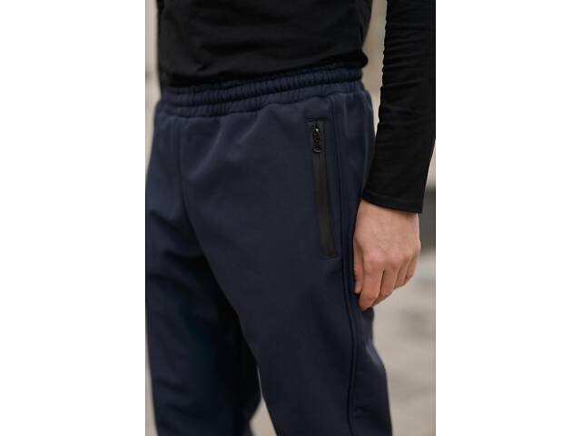 Штаны мужские soft shell 'Basic' Intruder синие - Фото 7