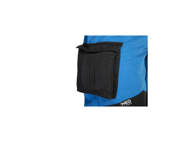 Штани робочі Neo Tools HD+, розмір L (52), 275 г/м², бавовна, з відсіком для наколінників (81-225-L) - Фото 4