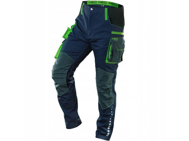 Штани робочі Neo Tools Premium, розмір L(52), 270 г/м², еластан з посиленою тканиною (81-226-L) - Фото 1