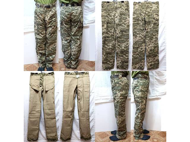 Штани тактичні Піксель рип-стоп, 6 кишень, р.46-50. Нові! - Фото 1