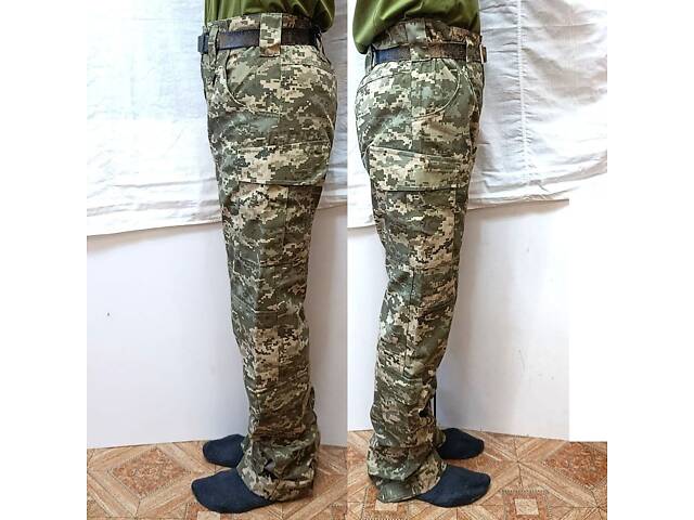 Штани тактичні Піксель рип-стоп, 6 кишень, р.46-50. Нові! - Фото 4