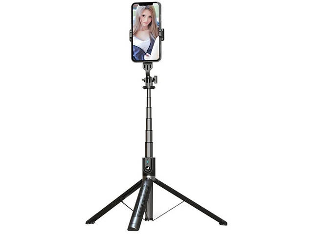 Штатив-трипод для телефона Selfie stick P100 1.77м с Bluetooth пультом - Фото 10