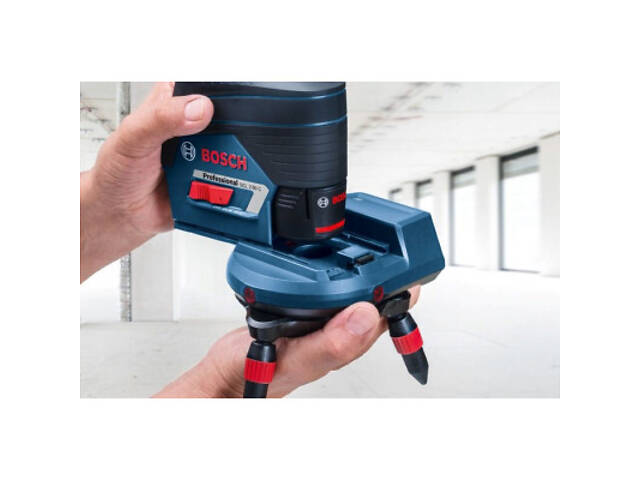 Штатив для нівеліра Bosch Professional RM3, 35х63х120мм, поворотний, пульт, 0.5кг (0.601.092.800) - Фото 3