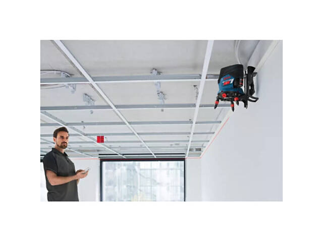 Штатив для нівеліра Bosch Professional RM3, 35х63х120мм, поворотний, пульт, 0.5кг (0.601.092.800) - Фото 5