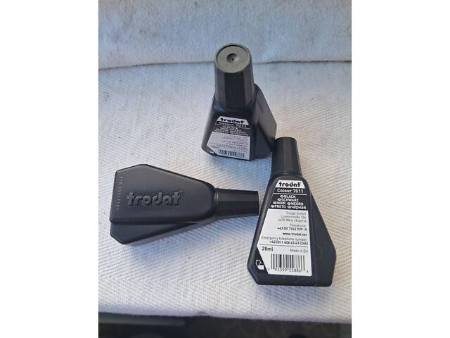 Штемпельная краска на водной основе Trodat 7011 28 мл Черная - Фото 1