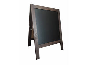 Штендер меловой двухсторонний Бертик 70*60 см Венге (арт. ш1).