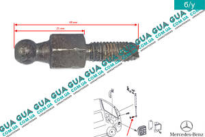 Штифт/втулка кріплення амортизатора кришки багажника/телескопічна рейка А6389910115 Mercedes/Мерседес VITO W638