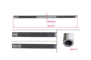 Шток рулевой рейки с ЭУР VW412.NL00.CR VW Caddy III 04-15, Golf Plus 05-14, Golf V 03-09, Jetta V 05-10, PASSAT B6 05-10