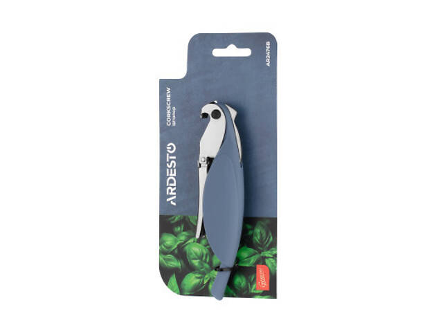 Штопор Ardesto Gemini, 13.3 см, нержавіюча сталь, пластик, синій (AR2476B) - Фото 4