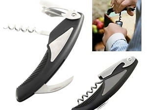 Штопор раскладной винтовой многофункциональная открывачка открывалка открывашка 3 в 1