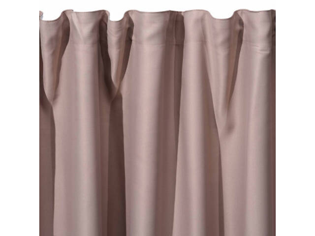 Штора Ardesto блэкаут 100% поліестер, 150х270 см бежевий світлий (ART1040BE) - Фото 3