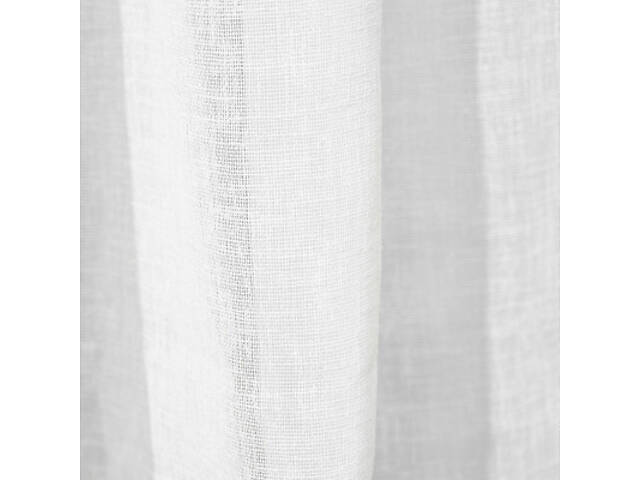 Штора Ardesto Гардина крафт-лен 100% поліестер 300х270 см, біла (ART1050WH) - Фото 5