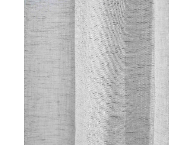 Штора Ardesto Гардина крафт-лен 100% поліестер 300х270 см, сірий (ART1050GR) - Фото 4