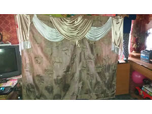 Штора+тюль з лабрикеном