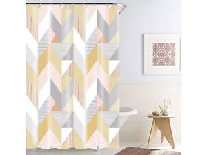 Шторка у ванну без кілець Werk Віртуозний ритм WK-10010 180х180 см