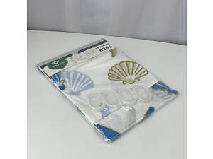 Шторка у ванну Ракушки 8366 180х180 см